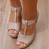 Comfortable Nude Leather Sandals