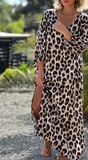 Leopard Print Maxi Dress