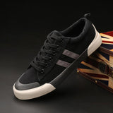 Two bars casual canvas shoes