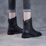 Trendy Chelsea Flat Short Boots