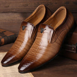 Retro casual leather shoes