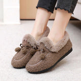 Thermal cotton slippers