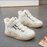 Fall/winter New Thick-soled Elastic Velcro Joker Cotton Shoes