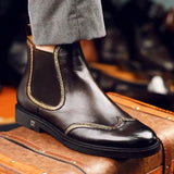 Simple vintage men's boots