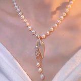 Temperament elegant new pearl necklace pendant