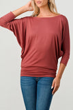 Natural Vibe Modal Round Neck Top